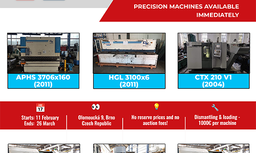 Warehouse Clearance of Used Machines - FERMAT